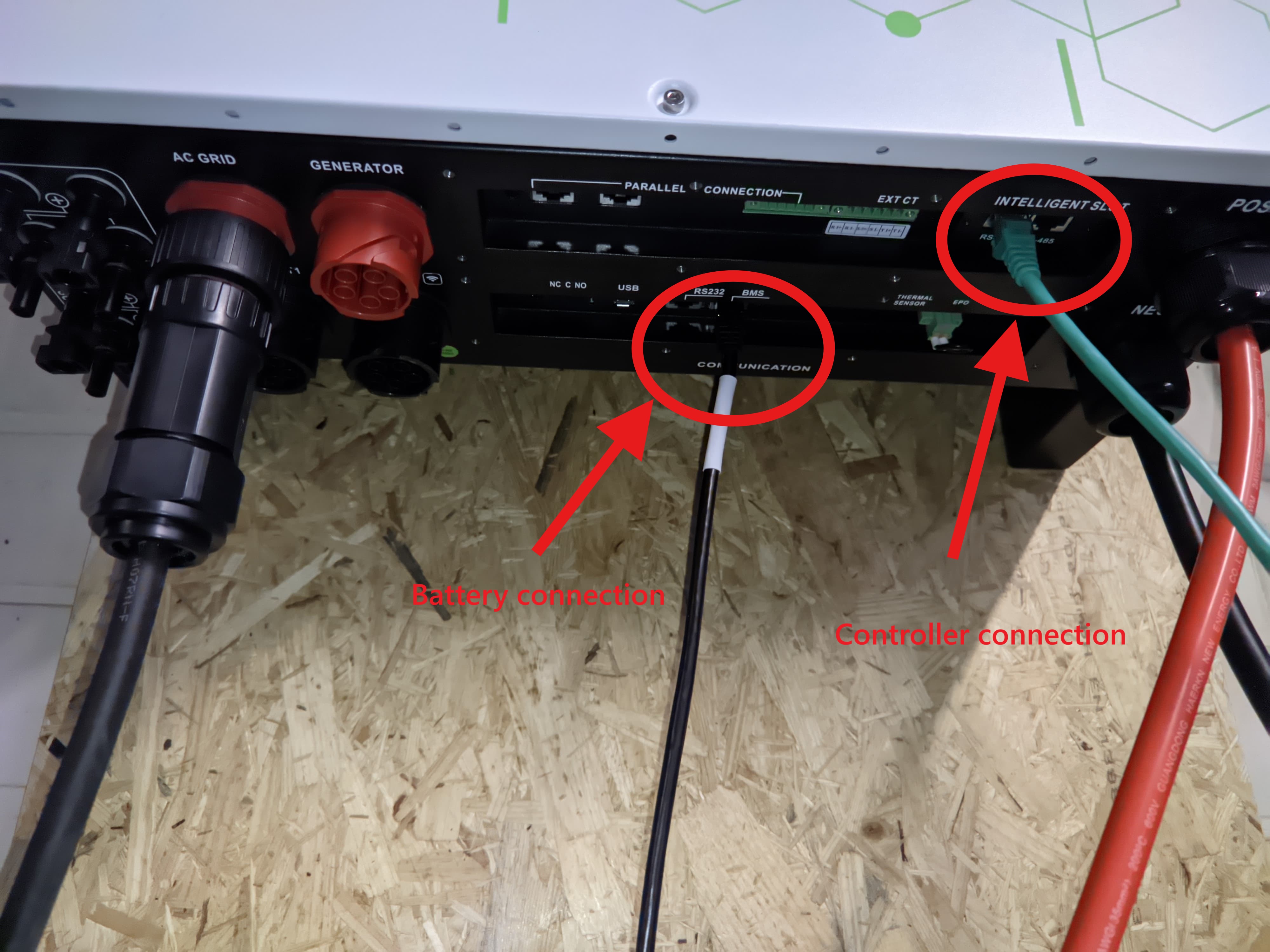 Inverter connection